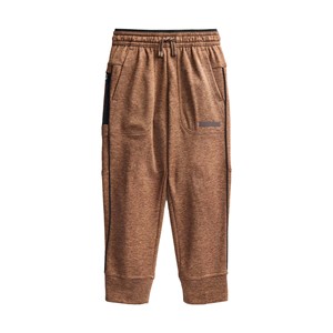 Pantalon de jogging en molleton de coton écologique pour enfants, longueur intégrale, taille élastique avec cordon de serrage, poches zippées, poids moyen, super confortable - Product Image 3