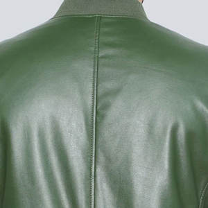 แจ็คเก็ตหนังผู้ชายสีพื้น ดีไซน์ล่าสุดปี 2026 สไตล์สตรีทแวร์ แฟชั่นใหม่ กันลม แจ็คเก็ตหนังฤดูหนาวสำหรับผู้ชาย - Product Image 6