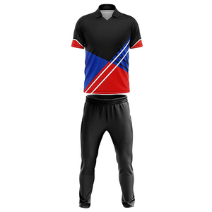 Uniforme de Cricket Sublimado de Manga Corta con Nombre de Equipo Personalizado de Alta Calidad, Protección UV, Tela Transpirable para Deportes de Equipo - Product Image 1