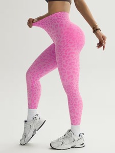 High-Waist Casual Knitted Breathable Lightweight Summer Fitness Leggings | Seamless <b>Tummy</b> <b>Control</b> Gym Yoga Pants | Comfortable - Product Image 3