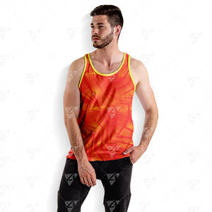Débardeur Homme Col Rond Imprimé par Transfert Thermique, Respirant, Écologique, Séchage Rapide, Haute Qualité, Meilleures Ventes, pour Entraînement et Sport - Product Image 5