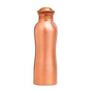 Bouteille d'eau artisanale en cuivre pur, gourde en cuivre martelé anti-fuite, vente en gros, OEM, articles de boisson métalliques écologiques pour la gym et le yoga - Product Image 2