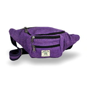 Mochila de Viaje Morada 100% Cáñamo con Elegante Material de Cáñamo - Product Image 2