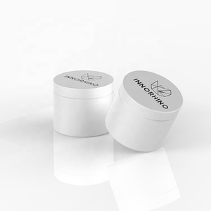 Pot en verre cosmétique résistant aux enfants, blanc mat personnalisé, pour rouge à lèvres et soins de la peau, qualité supérieure - Product Image 1