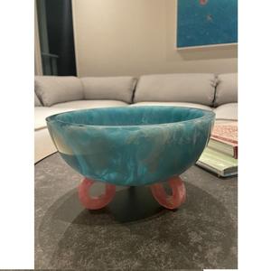 Personnalisez le bol coloré en résine de qualité supérieure fait à la main avec base pour chocolat, bonbons, bonbons et bijoux - Product Image 4