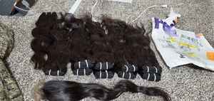 Lots de Cheveux Naturels Bruts du Cambodge, Cheveux Humains Vierges Non Traités, Bouclés Birmans, Cuticules Alignées, Ondulation Naturelle - Product Image 5