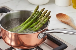 Copper Sauce <b>Pan</b> With Stainless Steel <b>Handle</b> And Glass Lid Modern Design For Home Hotel And Kitchenware Use - Product Image 5