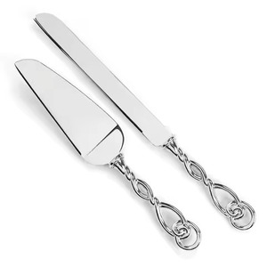 High Finish Cake Serving Kit Metal Knife and Server Stainless Steel Slice Lifter Dessert <b>Tools</b> - Product Image 2