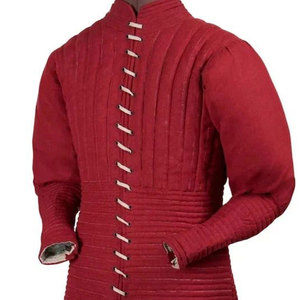 Traditional High-Quality Medieval Gambeson <b>Jacket</b> Red Quilted Padded Armor LARP SCA Reenactment SCA Custom OEM ODM - Product Image 3