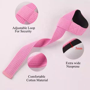 Sangle de musculation unisexe en coton respirant, antidérapante et écologique pour haltérophilie et soulevé de terre – Usage intensif - Product Image 3