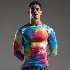 Camiseta Deportiva Personalizada para Hombre, Camiseta Deportiva Sublimada OEM, Camiseta Deportiva 100% Poliéster Estampada para Hombre - Product Image 2