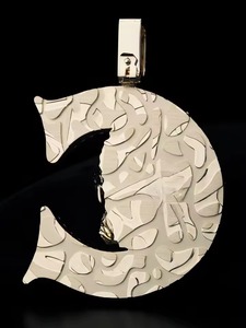Custom Pass <b>Tester</b> Vvs Moissanite Diamond Iced Out Letter Name Pendant 10k <b>Gold</b> Plated 925 Silver Hip Hop Jewelry For Men's - Product Image 2