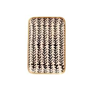 Bandeja de Servir Decorativa con Estampado de Peces - Platos Rectangulares de Metal para Cocina, Mesa de Café y Decoración del Hogar, Bandejas para Servir en Fiestas - Product Image 4