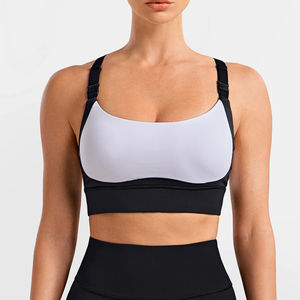 Service de conception personnalisable de qualité supérieure pour les produits d'usine à bas prix avec soutien-gorge de sport en tissu respirant et confortable - Product Image 1
