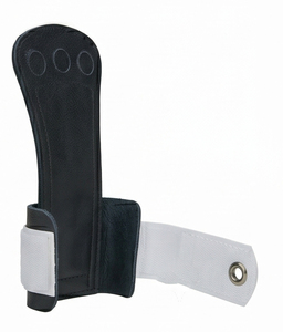 Gymnastics Hand Grips Wholesale Custom Leather Hand Grip Workout <b>Trainer</b> 3 Hole Leather Loops Gymnastic Leather Grip - Product Image 5