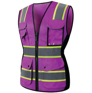 Ropa de Seguridad Reflectante Transpirable con Múltiples Bolsillos, Chaqueta de Alta Visibilidad, Uniforme de Trabajo de Construcción, Chaleco de Seguridad Reflectante - Product Image 6
