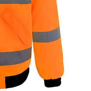 High Quality Men's Work Wear Safety Hi Vis Workwear Reflective <b>Jacket</b> Hi Vis Winter Wholesale Safety Working Construction <b>Jacket</b> - Product Image 6