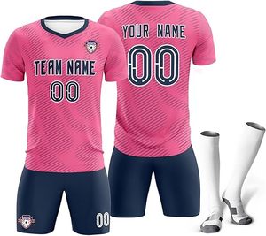 Uniforme de Fútbol Personalizado, Camisetas y Pantalones Cortos para Equipos de Fútbol, Secado Rápido y Transpirable, Precio con Descuento de Fábrica, OEM ODM - Product Image 1