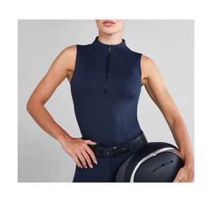 Nouvelles femmes équestre haut équitation spectacle chemise haut manches courtes chemises d'équitation - Product Image 1