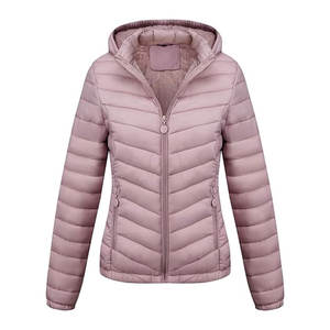 Chaqueta Acolchada Ligera para Mujer, Abrigo Acolchado Tipo Burbuja para Primavera e Invierno, Ropa Exterior Informal con Capucha, Moderna y en Capas - Product Image 1