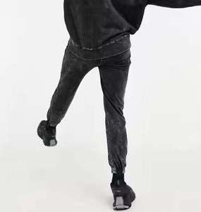 Acid Wash Men's Full Sleeves <b>Tracksuit</b> with Custom Logo 100% Cotton Comfortable Fit - Product Image 1