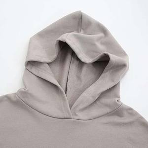 Sudadera Corta de Felpa Francesa de Algodón Personalizada 2026, Ropa para Mujer, Sudadera con Capucha Corta - Product Image 3