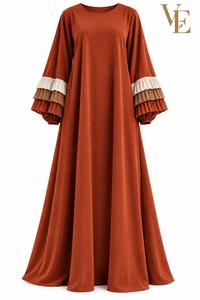 Miyake Designer <b>Plus</b> <b>Size</b> Adults Womens Vintage Casual Summer 2025 Fashion Loose Mid-Calf Pleated Ruched Eco-Friendly ODM - Product Image 4