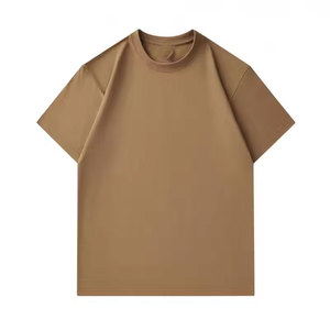 Camiseta Casual de Manga Corta para Hombre, Cuello Redondo, Corte Regular, Color Azul Claro, 100% Algodón Jersey, Tejido Liso Teñido - Product Image 5