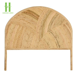 Lit en rotin au design moderne avec panneaux de tête de lit simples, idéal pour la maison et l'hôtellerie, directement de l'usine, rotin 2026 - Product Image 3