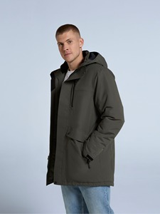 New Design Windbreaker Hooded Parka Jacket Custom Winter Warm Breathable Quick Dry Plus Size Long for <b>Men</b> - Product Image 3