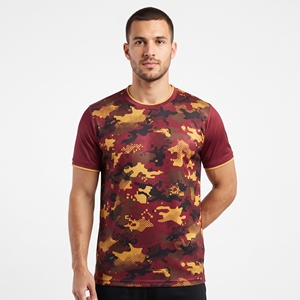 Camiseta Deportiva Sublimada para Hombre, Diseño Personalizado, 100% Poliéster, Transpirable, Absorbe la Humedad, Manga Corta para Entrenamiento - Product Image 1