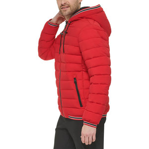 Chaqueta de Plumón con Capucha para Hombre, Personalizada, de Invierno, Cálida, Holgada, de Color Sólido, Gruesa, de Poliéster - Product Image 5