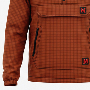 Veste coupe-vent d'hiver imperméable à capuche unisexe avec revêtement, style streetwear, marque privée - Product Image 2