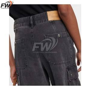 Pantalon cargo en toile pour homme, taille mi-haute, léger, 100 % coton, style streetwear, nouveau design pour adultes, service OEM disponible, meilleur prix - Product Image 3