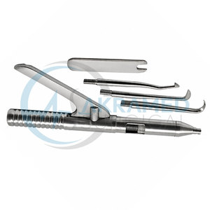 Kit de pistolet de retrait automatique de couronnes dentaires de haute qualité avec 5 embouts en acier inoxydable, instrument de restauration manuel certifié CE ISO - Product Image 3