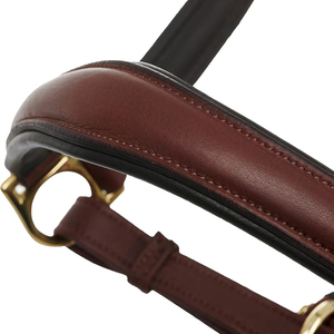 Bridon et harnais pour cheval en cuir de qualité supérieure réglables avec boucle en acier inoxydable, bridons en cuir de qualité supérieure pour chevaux - Product Image 4
