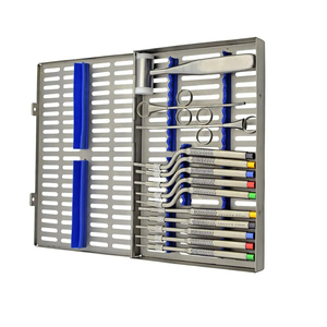 Kit de Osteótomos para Levantamiento de Seno Maxilar Oral, de Acero Inoxidable, Reutilizables, Rectos, Cóncavos, 10 Piezas, Instrumentos para Puente Óseo - Product Image 2
