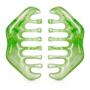 Elegante peine de resina para masaje capilar, herramienta cómoda para la rutina del cuidado del cabello y terapia del cuero cabelludo, para el hogar y el salón. - Product Image 3