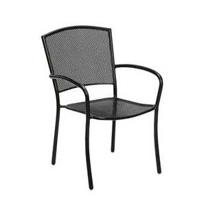Modern Durable Steel Mesh Home <b>Stool</b> and Ottoman Weather Resistant Non-Foldable Patio Outdoor Cafe Bistro Seating - Product Image 2