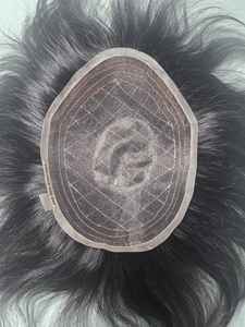 Prothèse capillaire en cheveux naturels indiens Remy, mono-soudée, entièrement en dentelle, ondulée, Taz Hair BD Bangladesh - Product Image 5