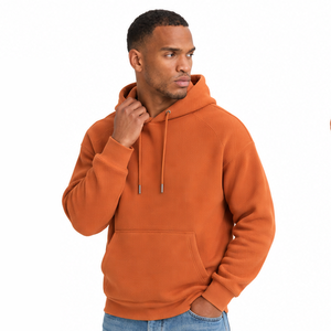 <b>Men</b> Waffle Knit Hoodie Custom Pullover <b>Thermal</b> Hooded Sweatshirt Casual Long Sleeve Textured Sportswear Streetwear OEM ODEM - Product Image 5