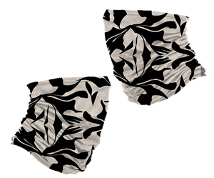 Black Breathable Unisex Sports Bandana Neck Gaiter Multifunction Outdoor Polyester Tube Scarf Digital Print - Product Image 3
