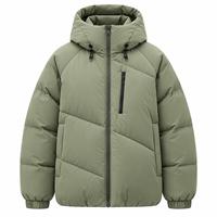 Vêtements de sport HMA SPORTS APPAREL, veste matelassée pour homme, fermeture éclair, coupe-vent, imperméable, respirante, polyester, hiver, décontractée, coupe ample, taille standard