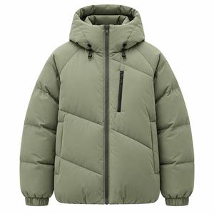 Vêtements de sport HMA SPORTS APPAREL, veste matelassée pour homme, fermeture éclair, coupe-vent, imperméable, respirante, polyester, hiver, décontractée, coupe ample, taille standard - Product Image 1