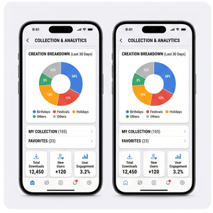 แอปการ์ดอวยพร RoyalCraft – สร้างคำอวยพร การ์ดวันเกิด การ์ดเทศกาล และดีไซน์แบบกำหนดเอง ios/android - Product Image 3