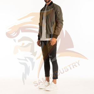 Servicios OEM, Chaquetas Bomber para Hombre a Bajo Precio, Venta al Por Mayor, Últimos Diseños, Chaqueta Bomber de Invierno de Manga Larga con Forro Polar - Product Image 4
