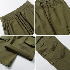 Premium Men's Baggy <b>Cargo</b> Pants Streetwear Multi-Pocket Tactical Trousers Techwear Hip Hop Loose Fit Joggers Outdoor Sweatpants - Product Image 3