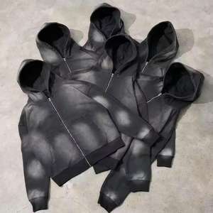 Nouvel Arrivage Vente Chaude Basics Sweats à Capuche Homme Effet Délavé Acide Prix de Gros Raisonnable Design Personnalisé Sweats à Capuche Homme Effet Délavé Acide - Product Image 3