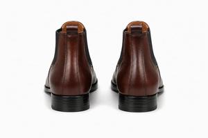 Botas Chelsea de Cuero Genuino para Hombre LEATHER STUDIO - Botas de Tobillo Impermeables, Transpirables y Ligeras, Estilo Clásico de Lujo - Product Image 4