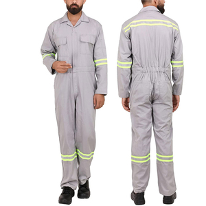 High Quality Safety Short Sleeve Work <b>Overalls</b> Uniforms <b>Construction</b> Work Wear Suit Coverall In Different Color - Product Image 5